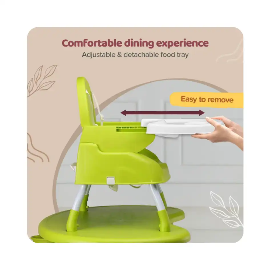 4-in-1 Convertible Baby High Chair – High Chair + Booster + Toddler Chair (Rental)