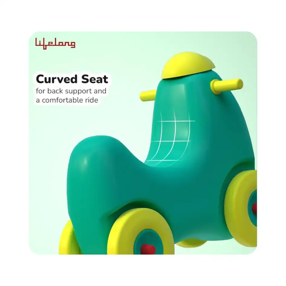 Cuppy Smiling Ride-On – Fun Toddler Car for Balance & Play (Rental)