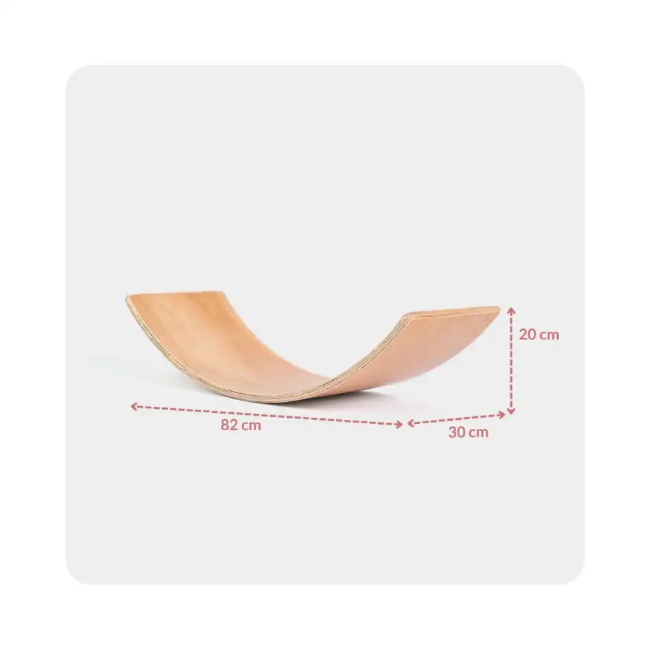 Wooden Balancing Board – Wobble Board for Open-Ended Active Play (Rental)
