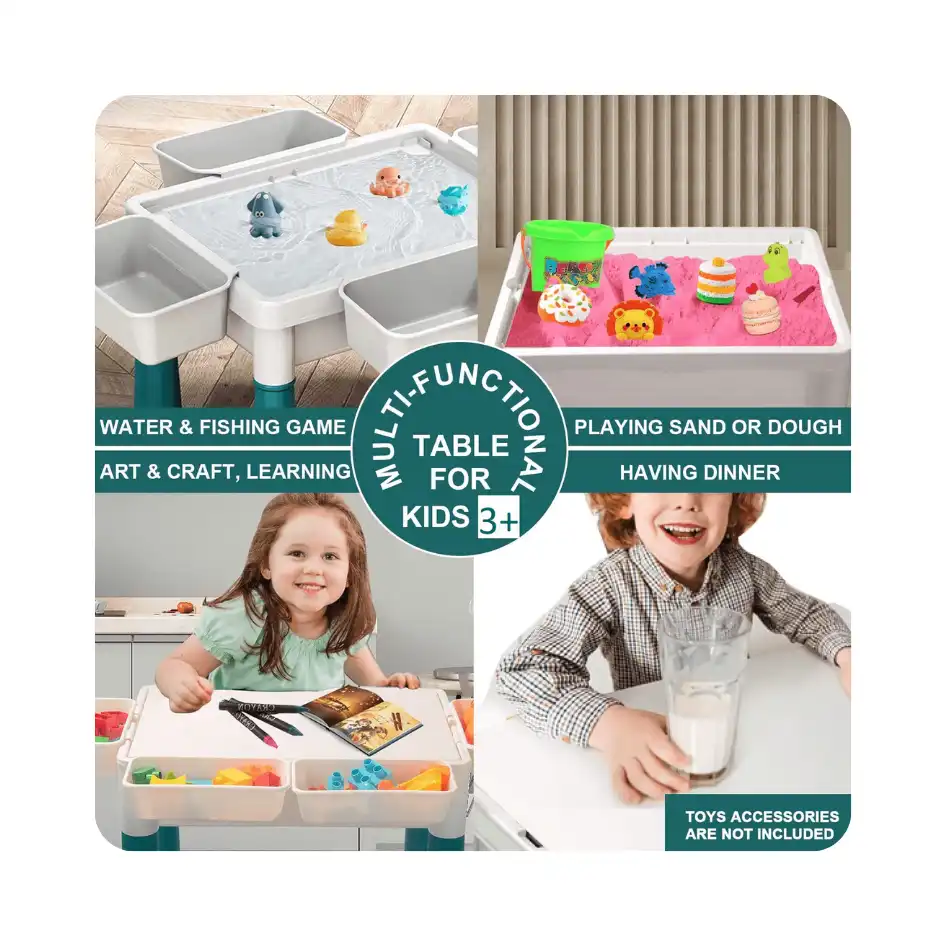 Building Block Master Multipurpose Activity Table – 174 Blocks, Height Adjustable (Rental)