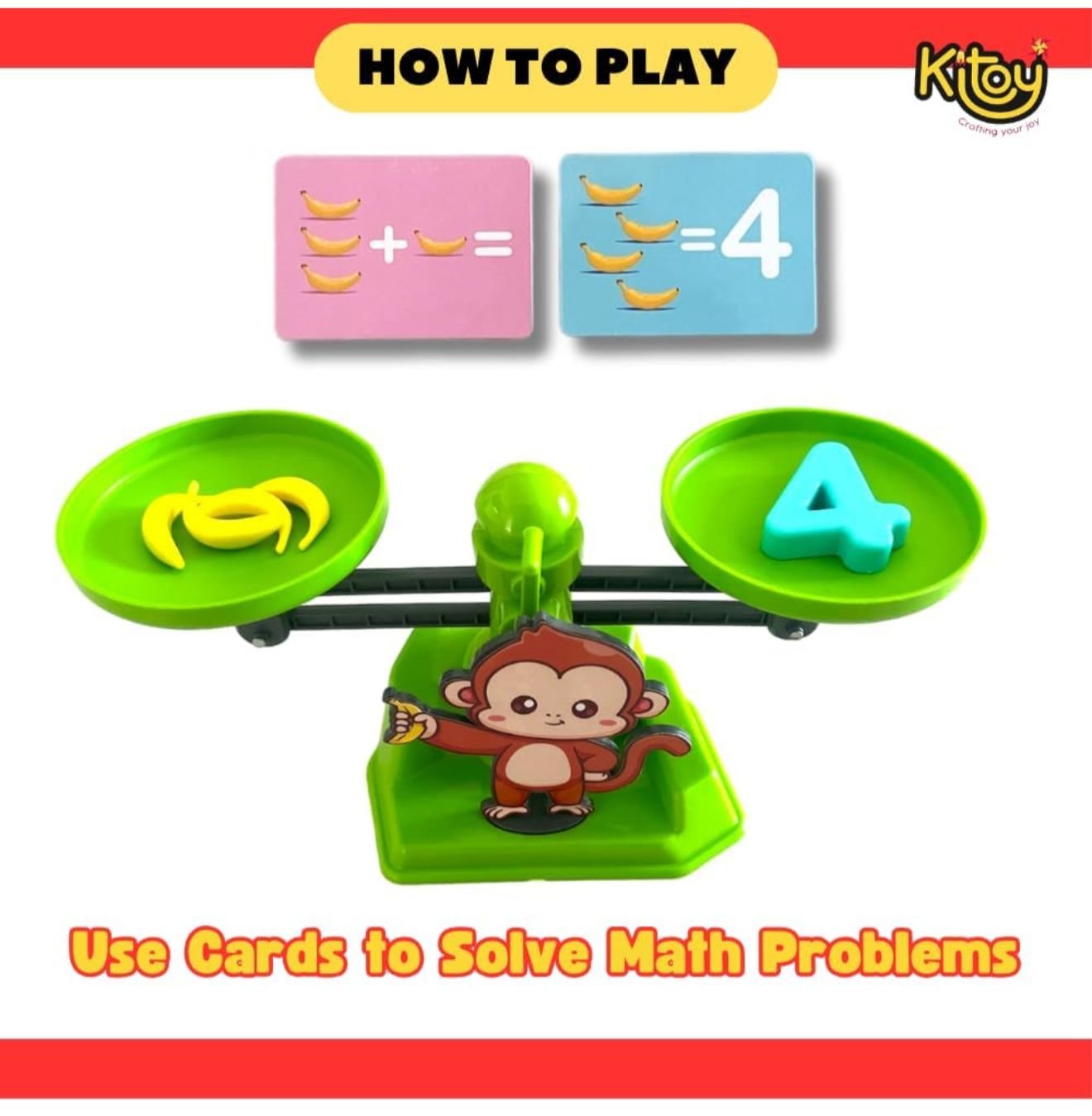 Weigh'N'Play 2 by Kitou - The Math Balancing Game with Monkey Theme
