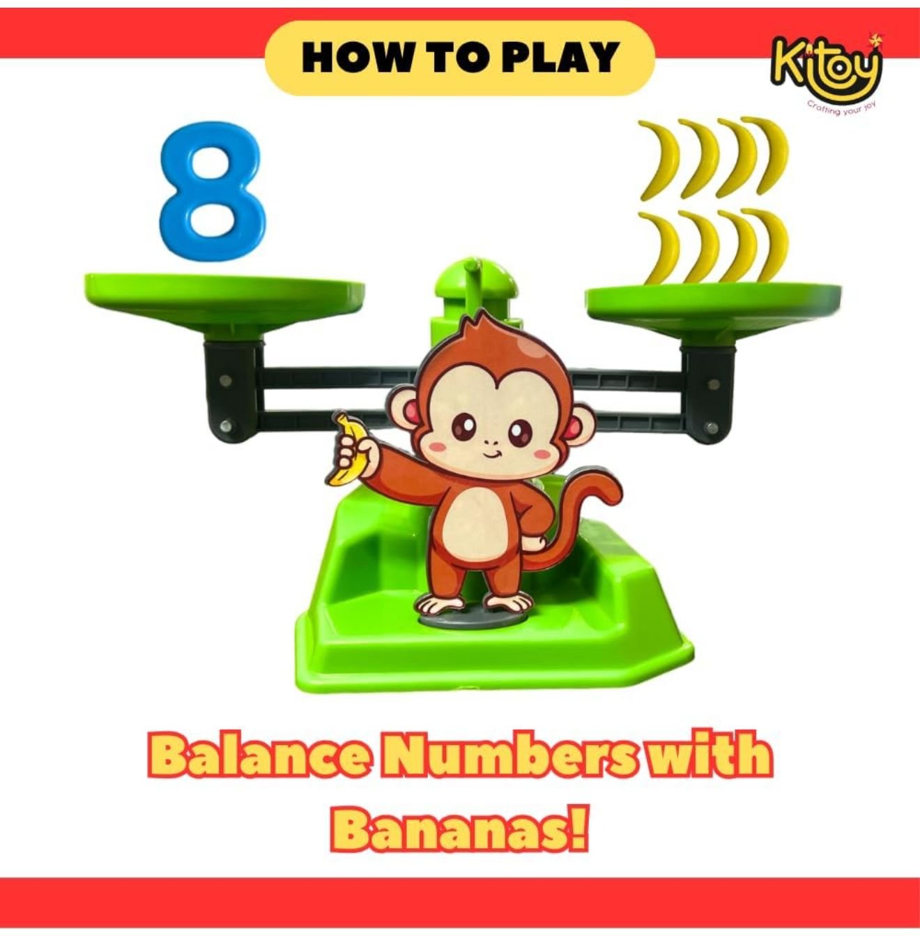 Weigh'N'Play 2 by Kitou - The Math Balancing Game with Monkey Theme