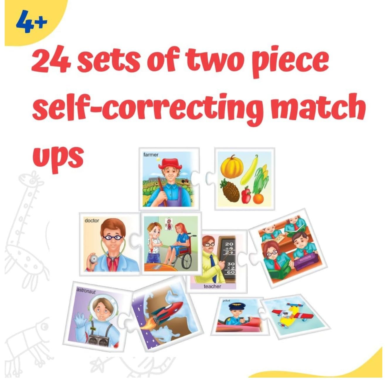 Our Helpers (Pre-School) - Community Helpers Educational Matching Game by Creative's