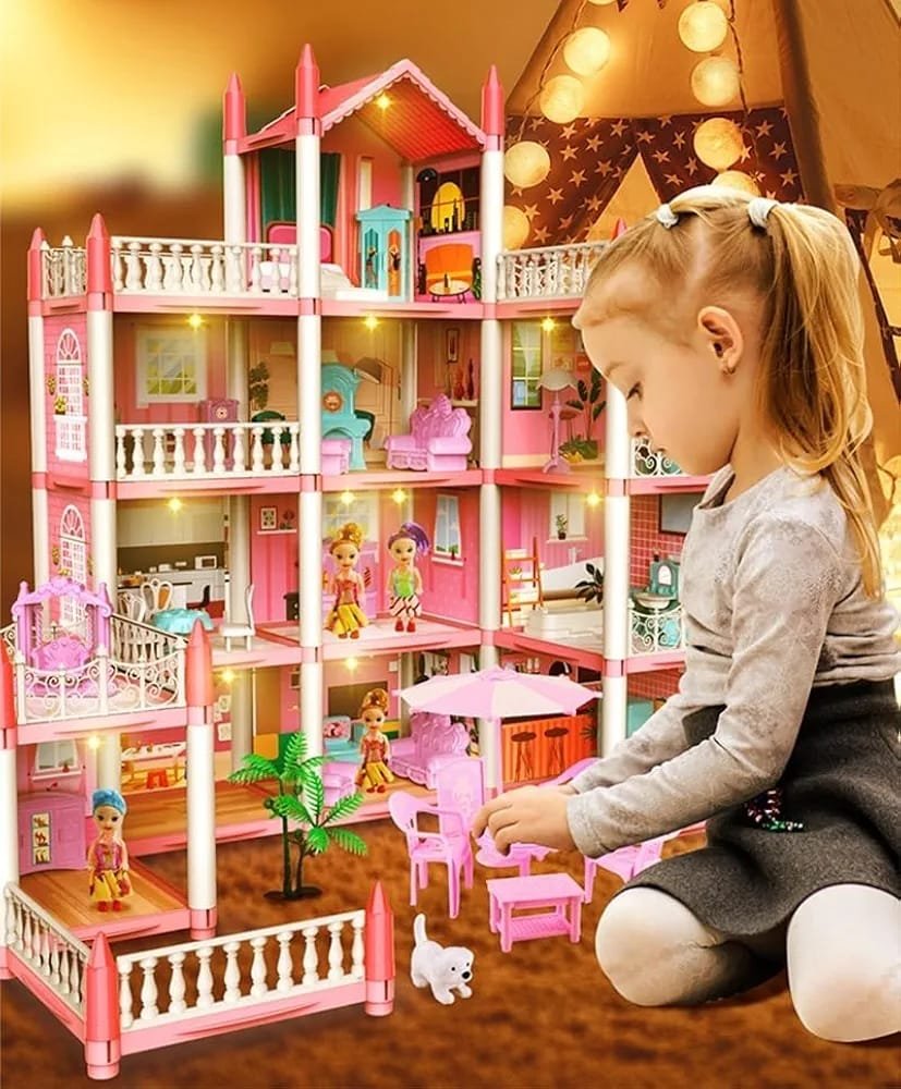 Beautiful Home - Dream Dollhouse Playset with Furniture & Accessories