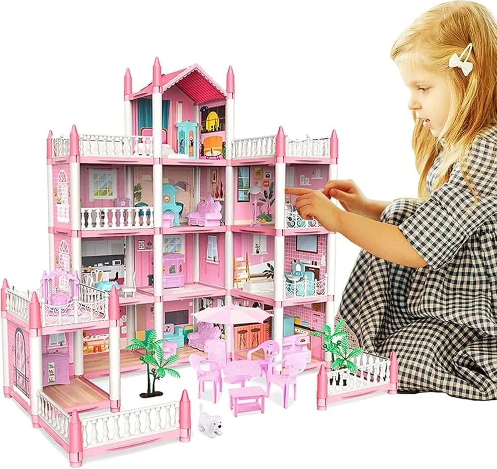 Beautiful Home - Dream Dollhouse Playset with Furniture & Accessories