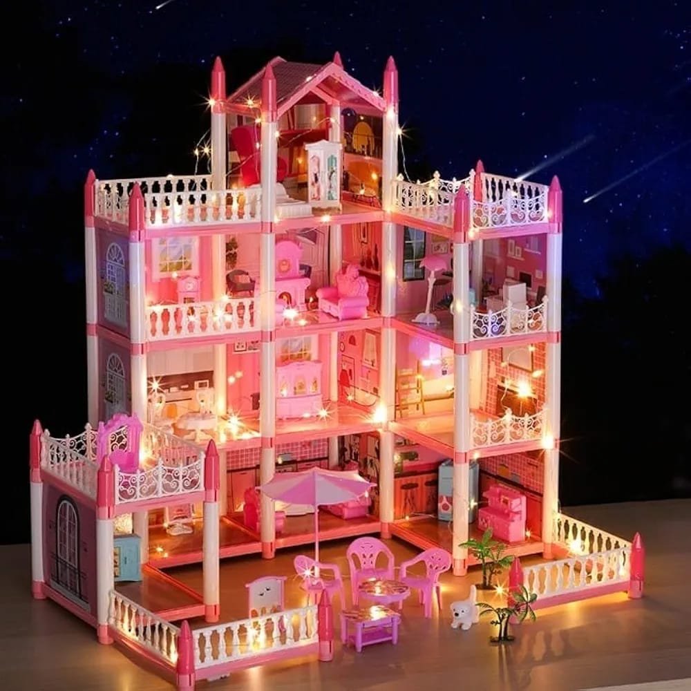 Beautiful Home - Dream Dollhouse Playset with Furniture & Accessories