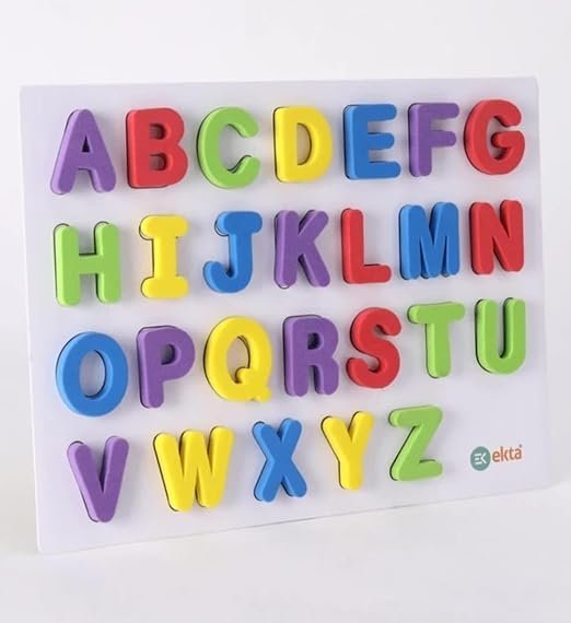 Ink & Wonder 4-in-1 Magnetic ABC & Numbers Learning Set – Includes Magnetic Board, Capital/Lowercase Letters & Write-Wipe Practice Surface | Ages 3+
