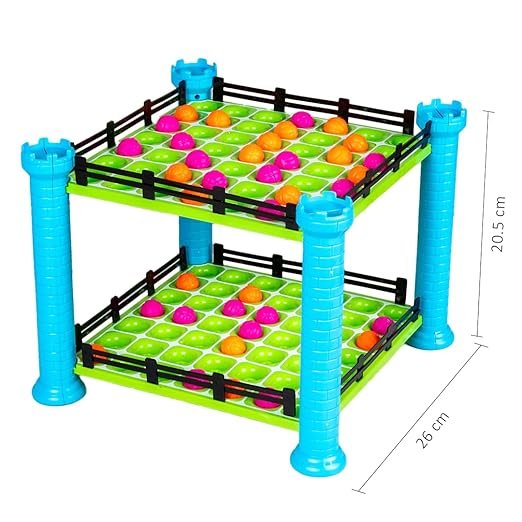 Ratna’s Master Launcher 4-in-a-Row Challenge – High-Action Tabletop Strategy Game for Kids Ages 5+ | Fast-Paced Launching & Connecting Board Game for Family Fun