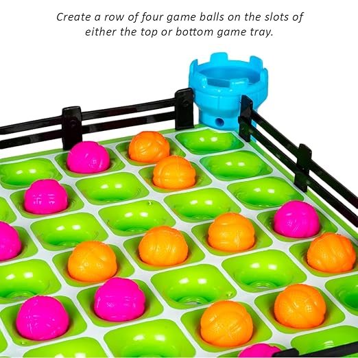 Ratna’s Master Launcher 4-in-a-Row Challenge – High-Action Tabletop Strategy Game for Kids Ages 5+ | Fast-Paced Launching & Connecting Board Game for Family Fun