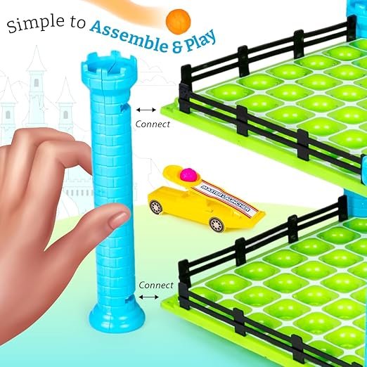 Ratna’s Master Launcher 4-in-a-Row Challenge – High-Action Tabletop Strategy Game for Kids Ages 5+ | Fast-Paced Launching & Connecting Board Game for Family Fun