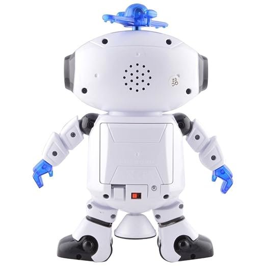 Heer Dancing Robot Toy with 360° Rotation – Interactive Battery Operated Robot with Flashing LED Lights & Dynamic Music | Multicolor Robotic Companion for Toddlers & Kids Ages 3+