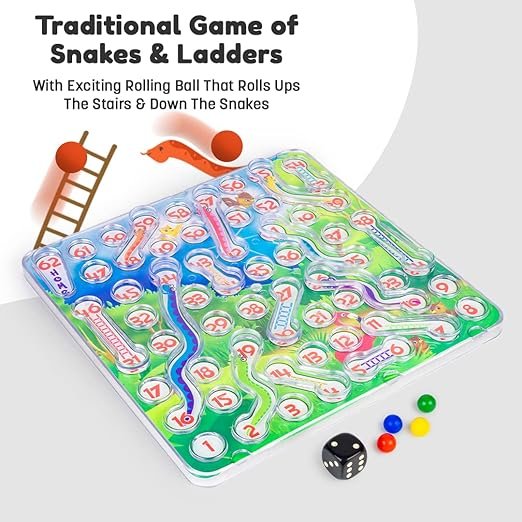 Ratna’s Rolling Snakes & Ladders – The Gravity-Defying Sliding Ball Strategy Game