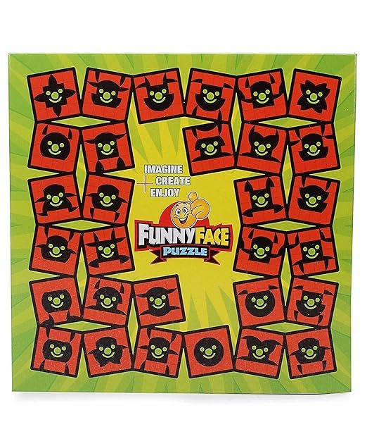 Ratna’s Funny Face Cubes Puzzle – Interactive 3D Mix-and-Match Expression Game | Creative Character Building Blocks for Kids | Educational Logic & Emotional Intelligence Toy | Made in India
