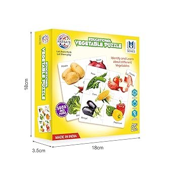 Ratna’s Educational Vegetable Puzzle – Self-Correcting Matching Game for Early Learners
