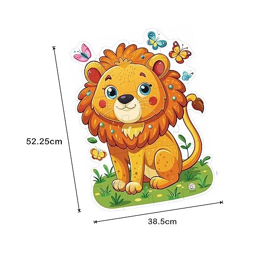 My First Big Puzzle: Lion Edition – Jumbo Jigsaw Floor Puzzle for Little Hands
