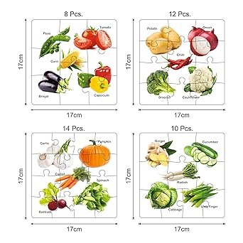 Ratna’s Educational Vegetable Puzzle – Self-Correcting Matching Game for Early Learners